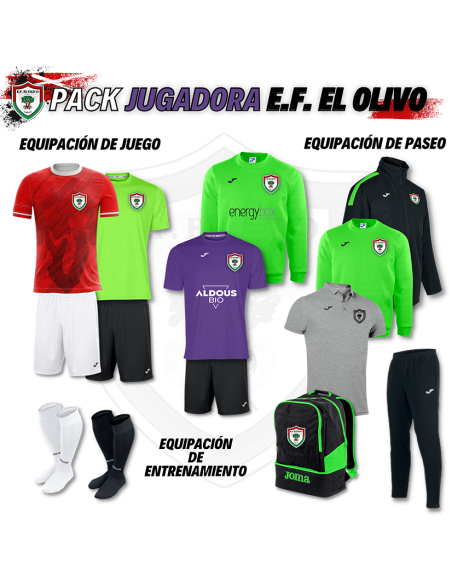 PACK JUGADORA EF EL OLIVO