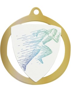 MEDALLA METAL 6 CM IMPRESION UVI