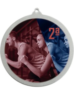 MEDALLA METAL 7 CM IMPRESION UVI 2